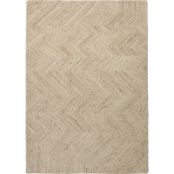 Vloerkleed Zigzag Zand 160x230 Cm