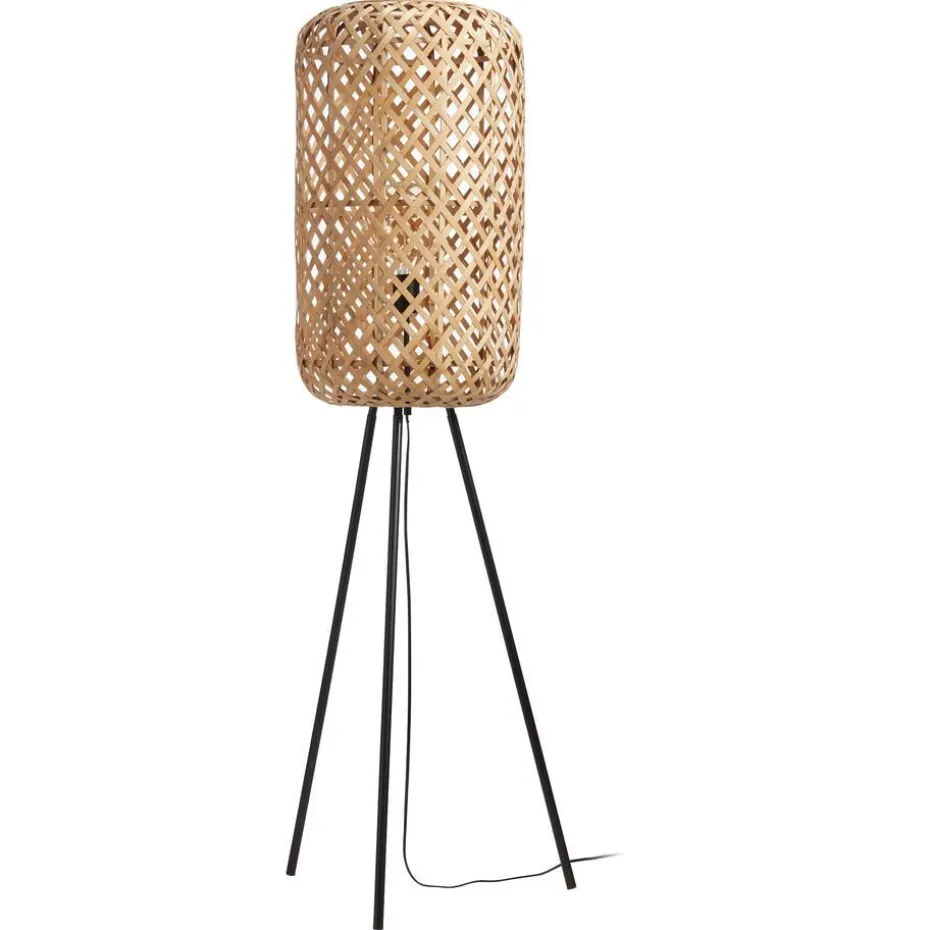 Vloerlamp Aphrodite Zwart Naturel