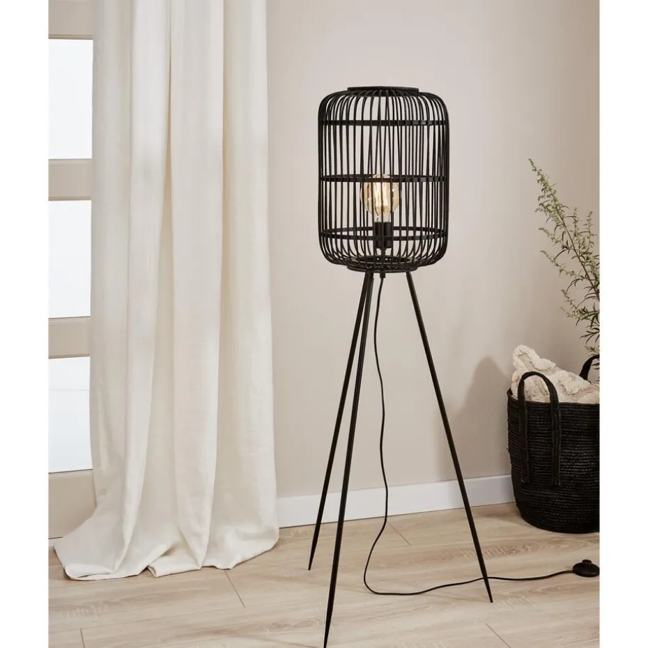 Vloerlamp Balan Zwart