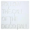 Wandlamp Neon Discoball Rood